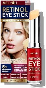 Amazon.com: Retinol Eye Stick, Under Eye Cream Anti Aging Eye Brightener  Stick, Retinol Brightening Eye Cream Retinol Eye Cream for Dark Circles and  Puffiness, Wrinkles Hydrating Remove Eye Bags : Beauty &