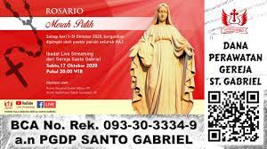 Rosario Merah Putih Bulan Oktober 2020 Paroki Pulo Gebang Keuskupan Agung Jakarta