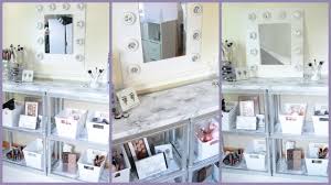 Dollar Tree Vanity Desk Marble And Silver Youtube