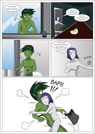 Teen titans beast boy loves raven