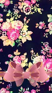 Pink Bow Galaxy Wallpaper Androidwallpaper Iphonewallpaper Wallpaper Galaxy Sparkl Flower Background Iphone Flower Iphone Wallpaper Flower Phone Wallpaper