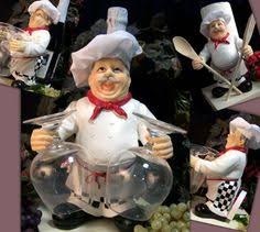 Resin decorative ornament,fat chef statue with chalkboard for kitchen decor. Fat Chef Kitchen Decor