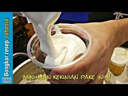 Resep Cream Cheese Foam Krim Keju Untuk Topping Minuman Wow Bikin Nya Hanya 1menit Youtube Resep Resep Minuman Minuman