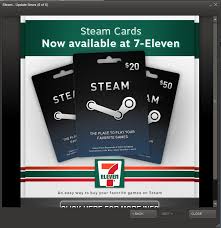 Steam gift cards and wallet codes are an easy way to put money into your own steam wallet or give the perfect gift of games to your friend or family member. Steam Wallet Cards Are Now Available At 7 Eleven Steam