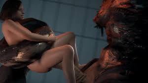Scary monster raping Jill Valentine in explicit 3D clip uncensored