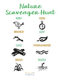 Get outside with the kids to study nature and the changing seasons today! Free Nature Scavenger Hunt For Kids Natural Beach Living