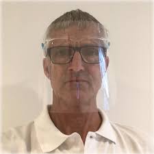 Face Shield Schutzvisier Mit Brillengestell Gesichtsschutz Auf Brillenrahmen Gesichtsschutzschild Mit Brillenfassung
