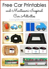 Plan for them to put it in their mouth if you have a mouther. Free Car Printables And Montessori Inspired Car Activities Cars Preschool Car Activities Transportation Preschool