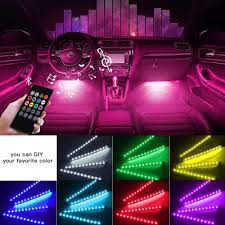 You no longer have to content yourself with your. Lnkoo Interior Car Lights 72 Leds Car Led Strip Lights With Remote And Control Box Music Sync Under Dash Car Lighting With Multicolor For Various Car Lights Walmart Com Walmart Com