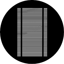 Aluminium venetians are great for adding a modern feel to your surroundings and our essence. Rosco Steel Gobo 7702 Venetian Blind Size B 250777020860
