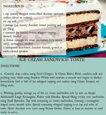 Ice Cream Sandwich Torte Pampered Chef Desserts Pampered Chef Recipes Pampered Chef