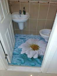 You can choose any flower mural or tile of your choice. Jumpstart Your Day 4 3d Bathroom Floors