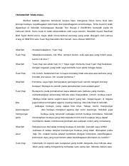 Pernahkah kalian mendengar dengan istilah tersebut, mungkin seandainya masih dalam lingkup sekolah belum mengenal dengan istilah ini. 339273446 Transkrip Temu Bual Docx Transkrip Temu Bual Berikut Adalah Rakaman Temubual Secara Lisan Mengenai Fokus Temu Bual Iaitu Konsep Budaya Course Hero