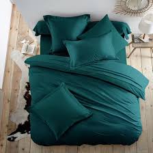 Caractéristiques de la housse de couette polycoton scenario : Housse De Couette Unie Flanelle Scenario Housse De Couette Drap En Satin Housse De Couette Ado