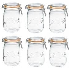 Lot De 6 Bocaux Le Parfait Super O 85 Mm 1 L Articles Quincaillerie Bocaux Le Parfait Bocaux Biocoop