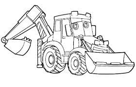 Coloring page excavator | vehicles. Excavator Coloring Pages Coloring Home
