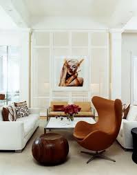 Contemporary Living Room Love Egg Chair Interior Design Interior