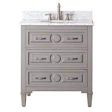 Decorplanet.com has a comprehensive range of bathroom vanities for all types of decor, including modern and traditional styles. Avanity Kelly Grayish Blue 30 Inch Vanity Combo With White Carrera Marble Top Kelly Vs30 Gb C Bellacor