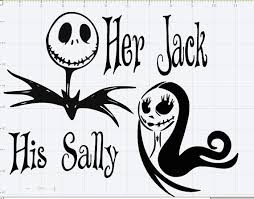 Her Jack His Sally Nightmare Before Christmas Svg Eps Dxf Nightmare Before Christmas Sally Nightmare Before Christmas Nightmare Before Christmas Tattoo