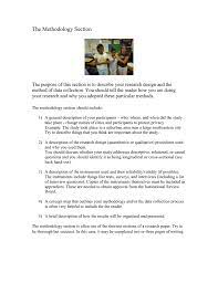 Take a gander at an example of methodology in research paper. The Methodology Section