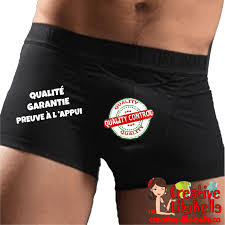Pour un confort de chaque instant et un maintien parfait, adoptez notre gamme de caleçons (courts et longs), boxers et shorty en coton. Boxer Humoristique Qualite Garantie B19