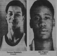 Newark DE's Terence Stansbury and Camden NJ's Milt Wagner of the 1980 All  Area basketball team! #rememberwhenDE