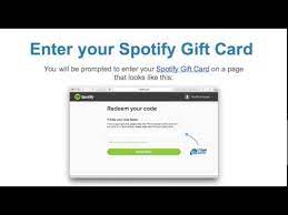 This is a single use card: How To Redeem A Spotify Gift Card Youtube