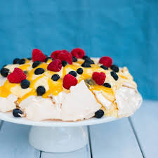 Blueberry And Lemon Curd Pavlova Nadia Lim Recipe Pavlova Recipe Pavlova Lemon Curd Pavlova