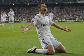 ^ chicharito hernández signs his contract with real madrid. Chicharito S Late Goal Lifts Real Madrid Past Atletico Wsj