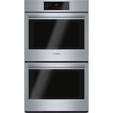 Bosch wall oven under cooktop. Bosch 800 30 In Self Cleaning Single Fan European Element Double Electric Wall Oven Stainless Steel In The Double Electric Wall Ovens Department At Lowes Com