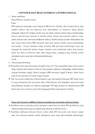 Tugas rangkuman hukum perdatafull description. Doc Contoh Kasus Hukum Perdata Internasional Istiqamah Qamah Academia Edu