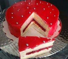 Entremets Mousse Vanille Insert Framboises Mousse Vanille Insert Framboise Gateau Au Chocolat Moelleux