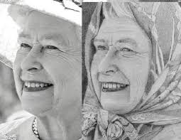 Queen Elizabeth with her horse