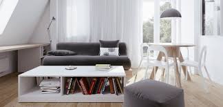 See more ideas about attic rooms, attic renovation, attic remodel. Minimalist Apartment Design With Soft Color Scheme Roohome