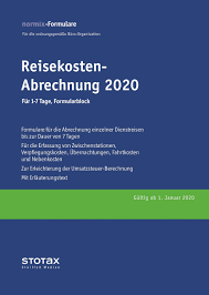 Die fahrtkosten können in der reisekostenabrechnung entweder per nachweis in tatsächlicher höhe geltend gemacht. Reisekosten Abrechnung 2020 Fur 1 7 Tage Formularblock Amazon De Bucher