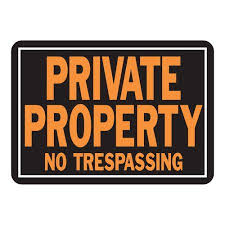 10x14 Private Property Sign Black In 2020 Private Property Signs Private Property No Trespassing Signs