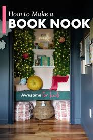 It's simply a special spot created especially to invite other times the reading nooks have horrid lighting or the kids love curling up to read on dark winter nights. Make A Closet Into A Kid S Reading Nook Bloom In The Black