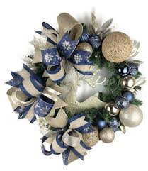 Free for commercial use no attribution required high quality images. Navy Blue Christmas Wreath For Front Door Gold Christmas Christmas Wreaths Blue Christmas Tree Decorations Blue Christmas