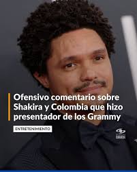 Trevor Noah, comediante y anfitrión de la ceremonia de los Grammy 2025,  causó indignación al dirigirse a Shakira criticando a Colombia. ¿Qué fue lo  que le dijo a la barranquillera? Detalles aquí