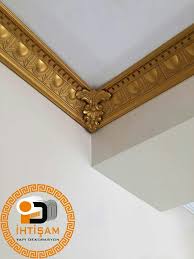 Pin By Ihtisam Yapi Dekorasyon On Saray Tavan Asmatavan Modelleri Ceiling Design Design Gold Bracelet