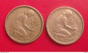 50 pfennig 1949 f pflanzerin bank deutscher länder in vorzüglich. Ohne Zuordnung Allemagne 2 Pieces De 50 Pfennig 1949 B F Bank Deutscher Lander