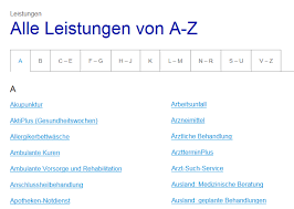 Alle Leistungen Von A Z Bkk Deutsche Bank