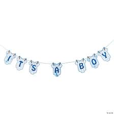 It S A Boy Baby Shower Garland Oriental Trading