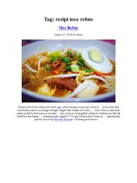 For more information and source, see on this link : Resepi Mee Jawa Udang