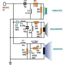 Dividing Network Diagram 3 Way Speaker Crossovers Circuit Diagram Image Dividing Network Dia Subwoofer Box Design Electronic Circuit Projects Subwoofer Box