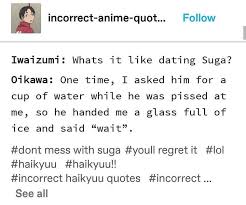 We have compiled some of the best quotes which will surely be inspiring and motivating for you. Haikyuu Memes 8 Page 2 Wattpad