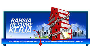 Pelbagai kerja kosong swasta, part time, freelance, full. Free Download Rahsia Resume Kerja