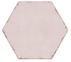 Annie Selke Farmhouse Hex Soft Pink Porcelain Wall And Floor Tile 8 X 8 In In 2020 Wall And Floor Tiles The Tile Shop Pink Tiles