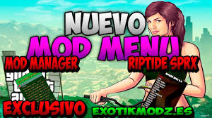 Home » gta 5 tools mods » mod menu xbox one. Mod Menu Riptide Mod Manager Tutorial Exclusivo Exotikmodz Es 1 24 1 26 Scrip Bypass Artofit