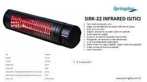 Sirk 22 Infrared Isitici Acik Alan Isiticisi Enerji Tasarrufu Uzaktan Kumanda Oteller